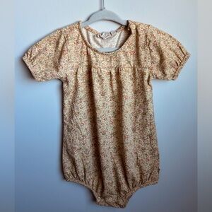 Wheat Floral bodysuit